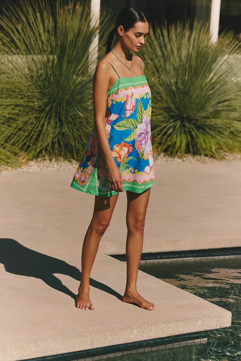 Celandine Sleeveless Printed Shift Dress