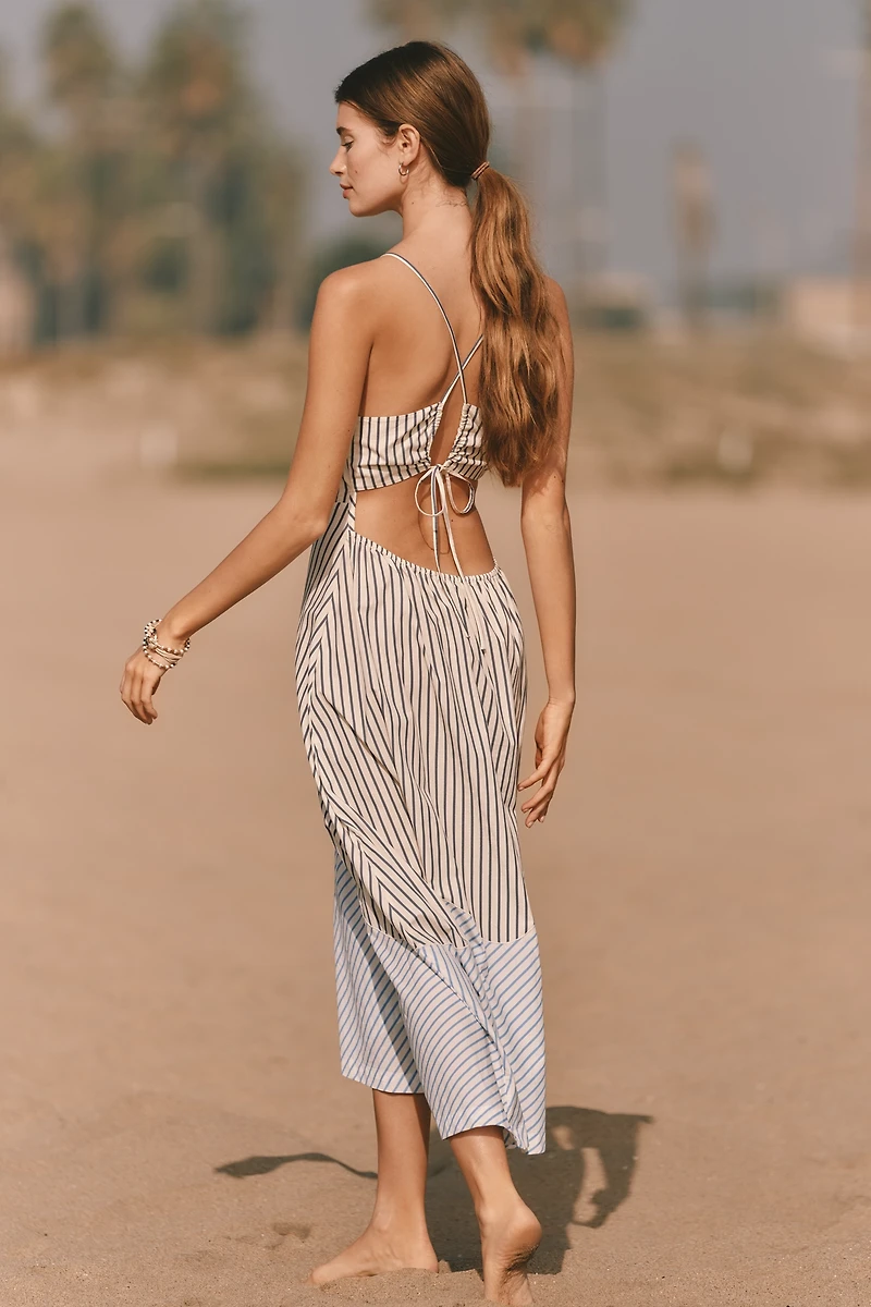 Celandine Sunshine Stripe Mini Dress