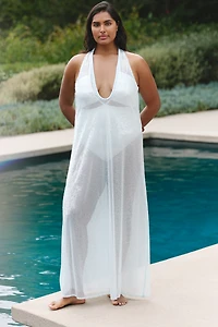 Sunday Brooklyn Plunged Sequin Maxi Dress