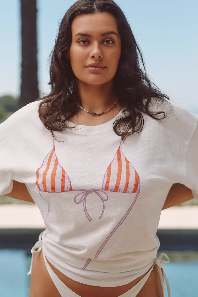 Celandine Boxy Crew-Neck Tee