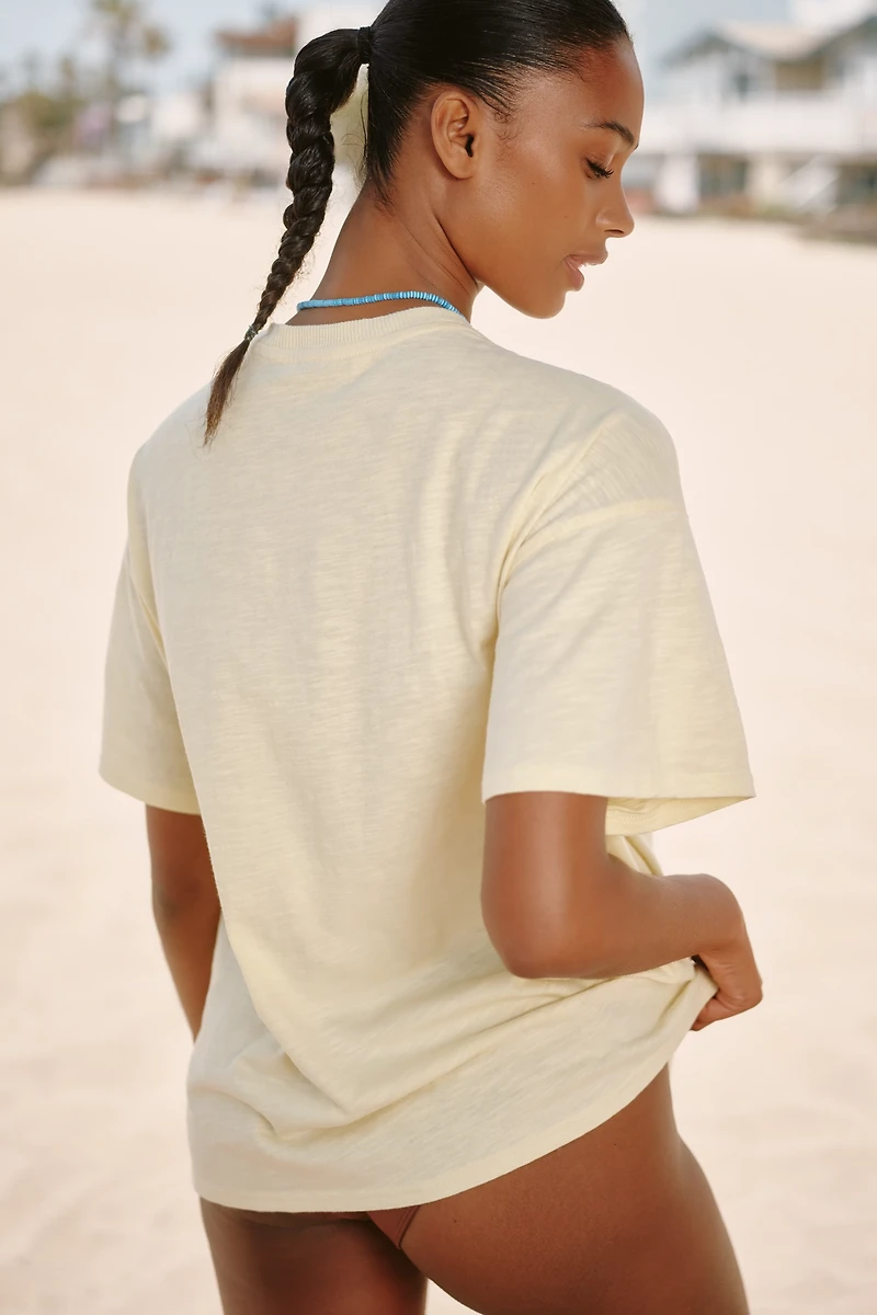 Celandine Boxy Crew-Neck Tee