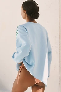 Celandine Embellished Crew-Neck Sweatshirt