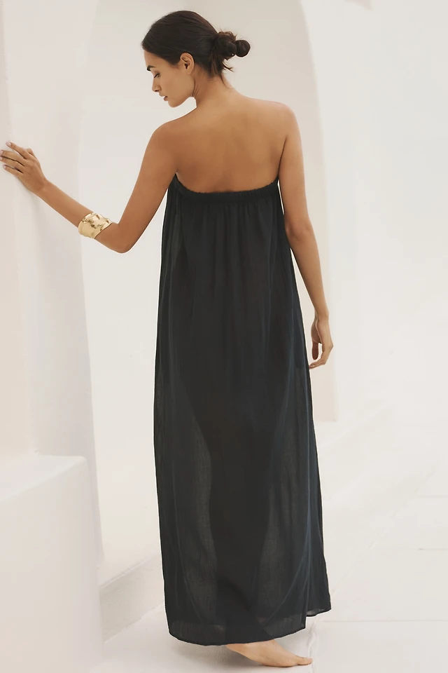 L'IDE Maya Strapless Pleated Maxi Dress | Hawthorn Mall L'IDE Maya Strapless Pleated Maxi Dress | Hawthorn Mall