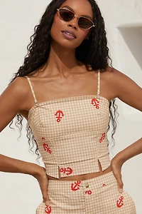 Celandine Smocked Tube Top