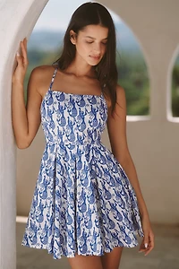 Celandine Sleeveless Mini Swing Dress