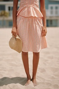 Celandine Lakeside Smocked Knee-Length Skirt