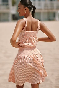 Celandine Lakeside Smocked Knee-Length Skirt