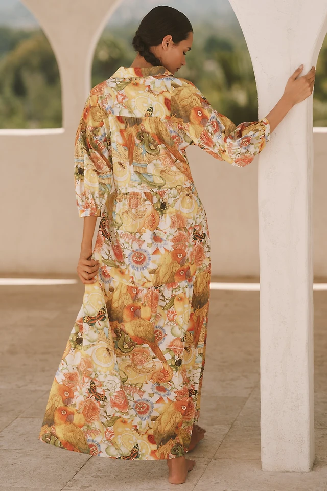celandine x emily carter sleeveless beaded midi dress Beaded Halter Jersey Gown main image 0