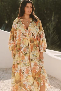 The Carolita Printed Shirt Dress by Emily Carter x Celandine