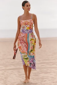Celandine x Emily Carter Sleeveless Beaded Midi Dress