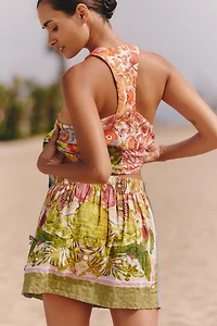 Celandine x Emily Carter Tie-Side Mini Skirt