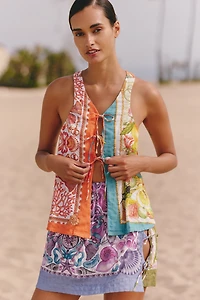 Celandine x Emily Carter Tie-Front Vest