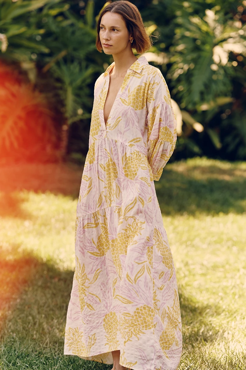 Celandine Carolita Tiered Shirtdress