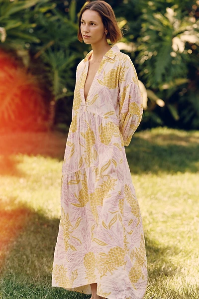Celandine Carolita Tiered Shirtdress