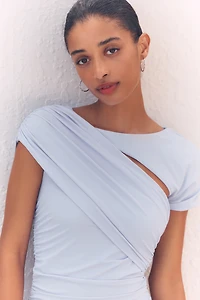 SUBOO Amaya Draped Mini Dress