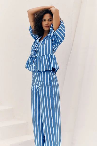 English Factory Striped Pants