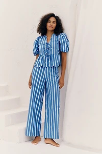 English Factory Striped Pants