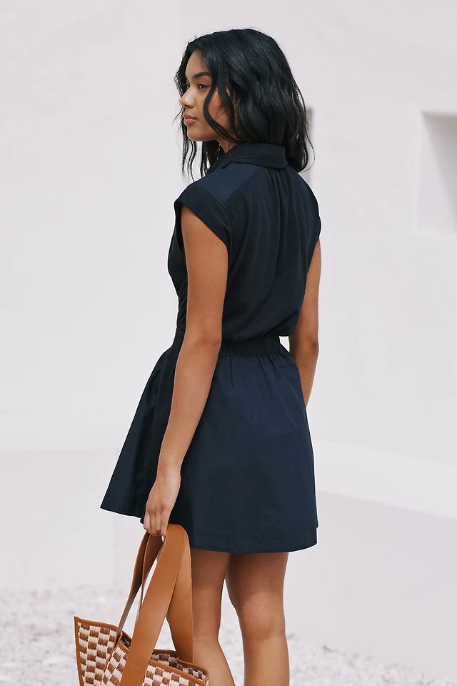 Porridge Short-Sleeve Denim Swing Mini Dress at Mall of America in  Bloomington, MN