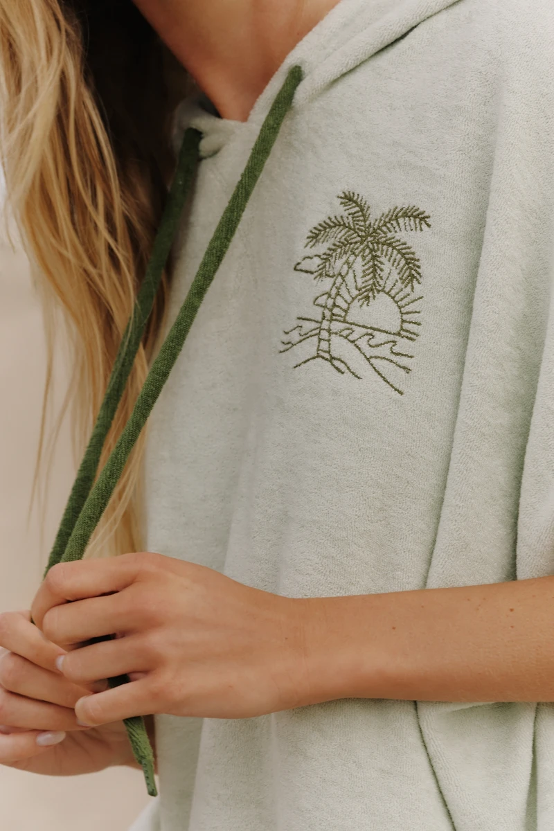 Celandine Embroidered Terry Sweatshirt
