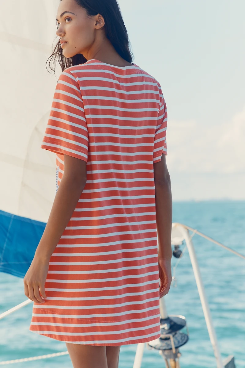 Celandine Deco Stripe T-Shirt Dress