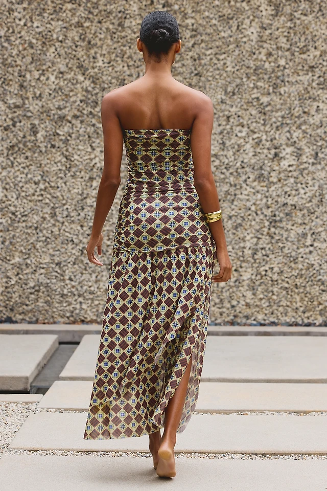 Maeve Sweetheart Mesh Midi Dress at Mall of America in Bloomington, MN