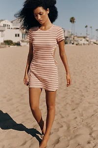 Celandine Backless T-Shirt Mini Dress