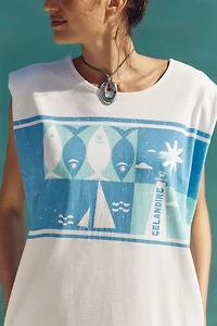 Celandine Muscle Tee Romper