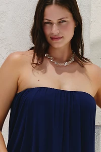 Celandine Strapless Midi Dress