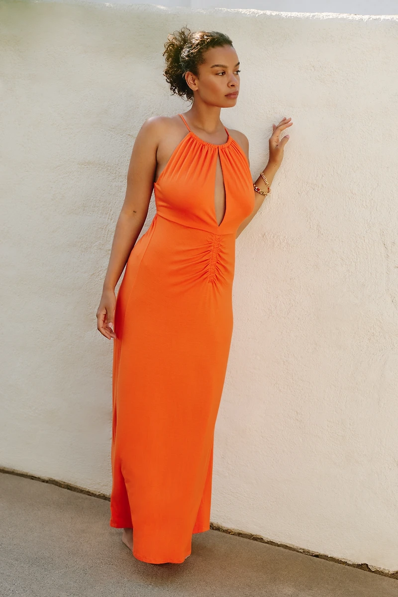 Celandine Knit Halter Dress