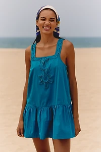 Celandine Braided Drop-Waist Mini Dress