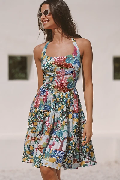 Daniella Manini x Celandine Tiered Bustier Mini Dress