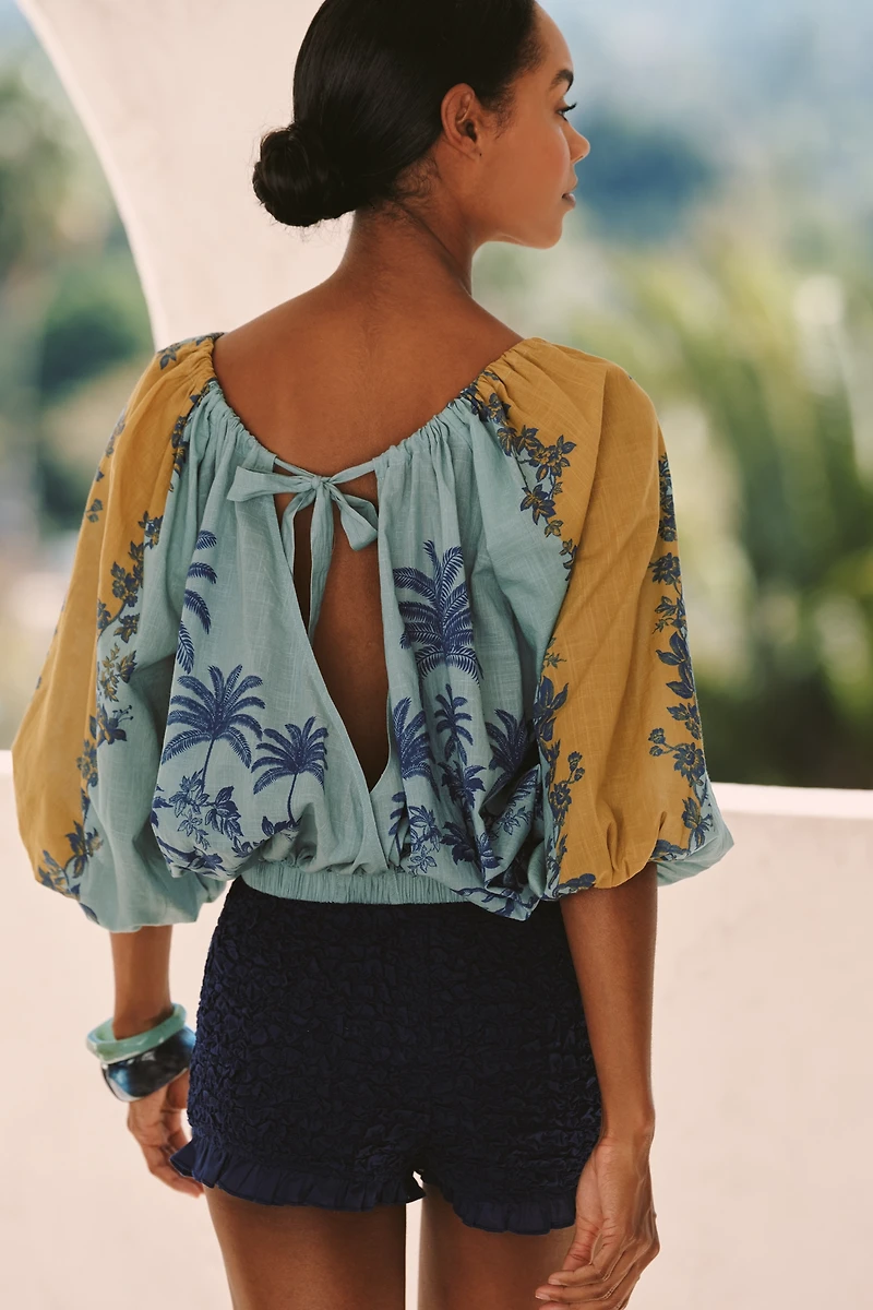 Celandine Smocked Micro Shorts