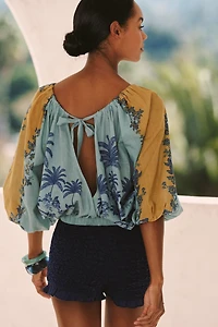 Celandine Smocked Micro Shorts