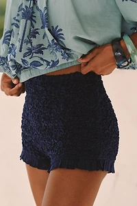 Celandine Smocked Micro Shorts