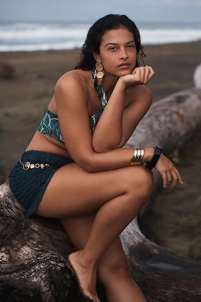 Celandine Smocked Micro Shorts