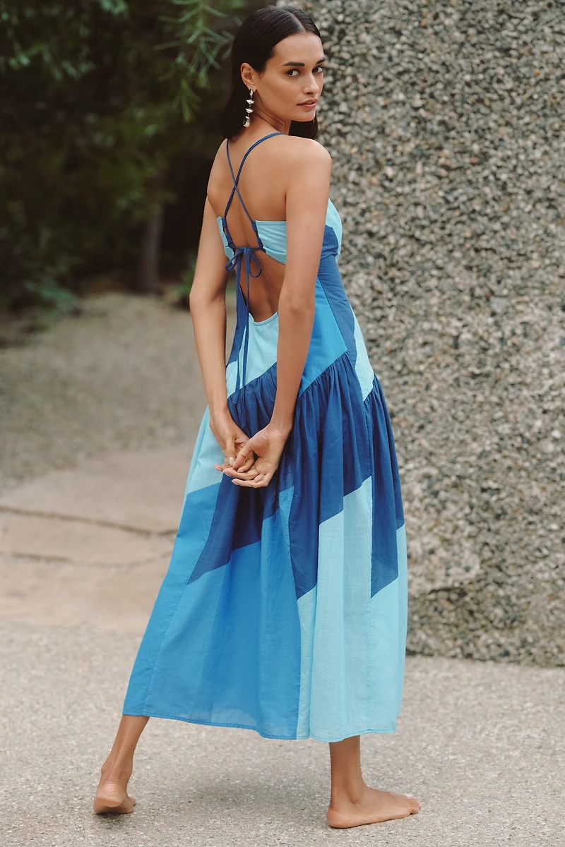 Celandine Cotton A-Line Midi Dress