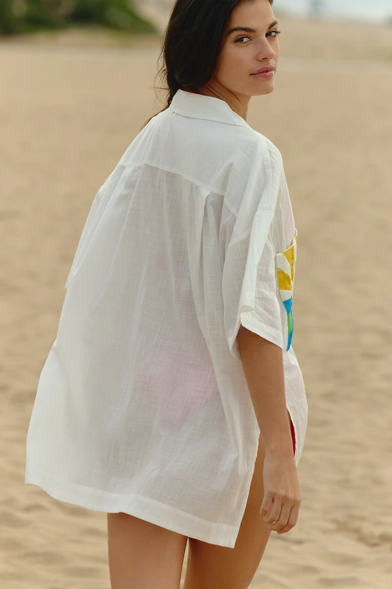 Celandine Boxy Buttondown Shirt