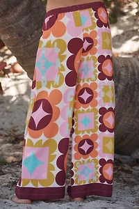 Celandine x Holly Clarke Wide-Leg Linen-Blend Pants