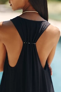 Celandine V-Neck High-Slit Maxi Dress