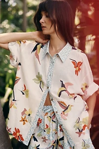 Celandine Linen Buttondown Shirt
