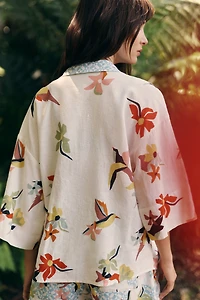 Celandine Linen Buttondown Shirt