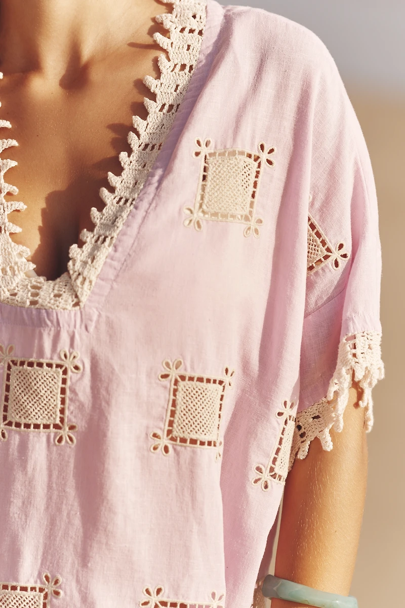 Celandine Boxy Tile Cover-Up