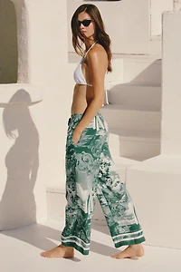 Celandine Linen Wide-Leg Pants