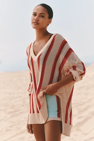 Celandine Side-Slit Oversized Sweater