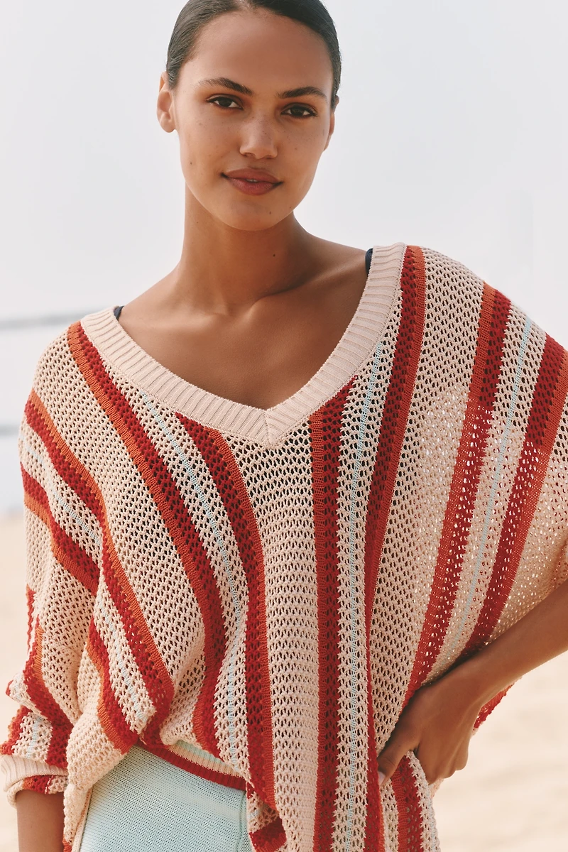 Celandine Side-Slit Oversized Sweater