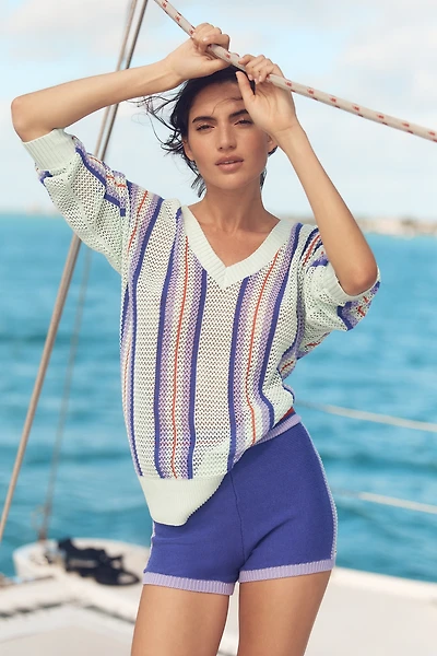 Celandine Side-Slit Oversized Sweater