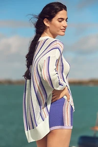 Celandine Side-Slit Oversized Sweater