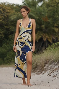 Celandine Sleeveless Sweater Midi Dress