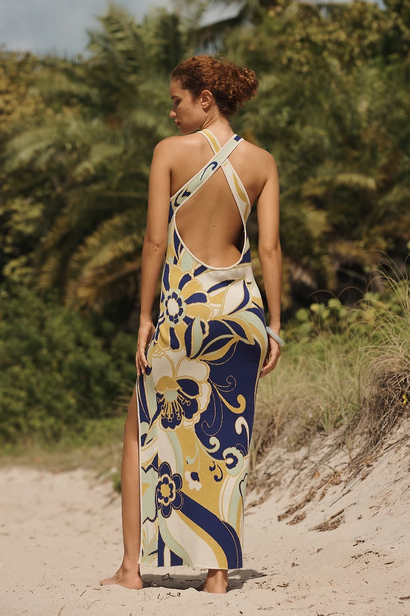 Celandine Sleeveless Sweater Midi Dress