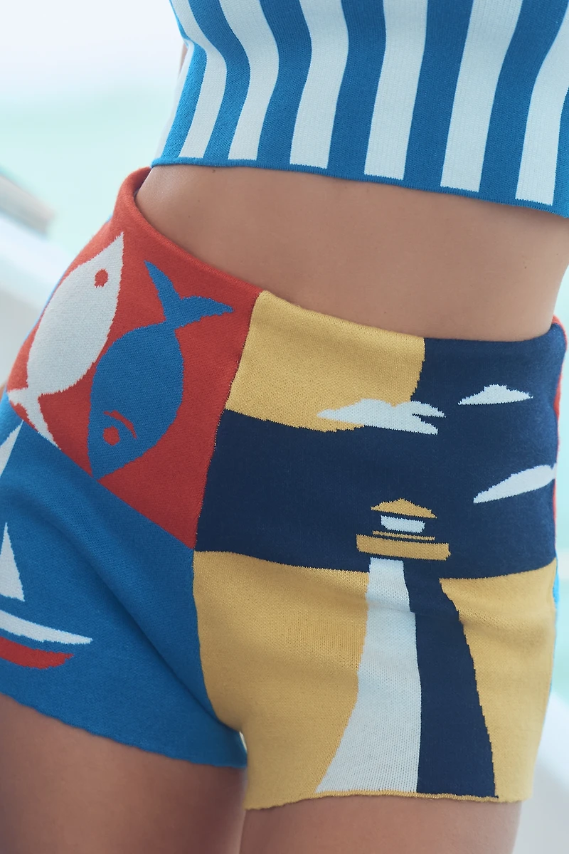 Celandine Beach Club Brunch Pull-On Shorts